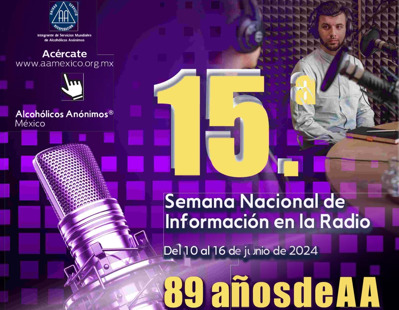 15a. Semana Nacional de Información en la Radio: 10 al 16  junio 2024