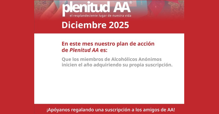 PLENITUD AA. Plan de Acción Diciembre 2025