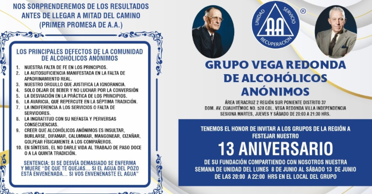 13 Aniversario. Grupo Vega Redonda. Dsitrito 37